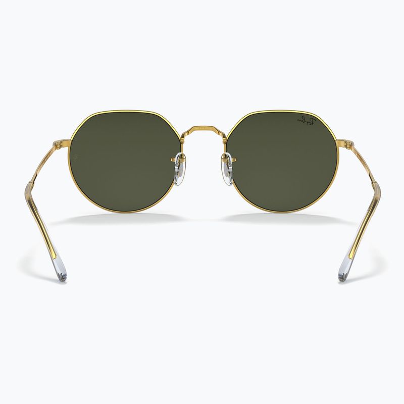 Окуляри сонцезахисні Ray-Ban Jack gold/green 5
