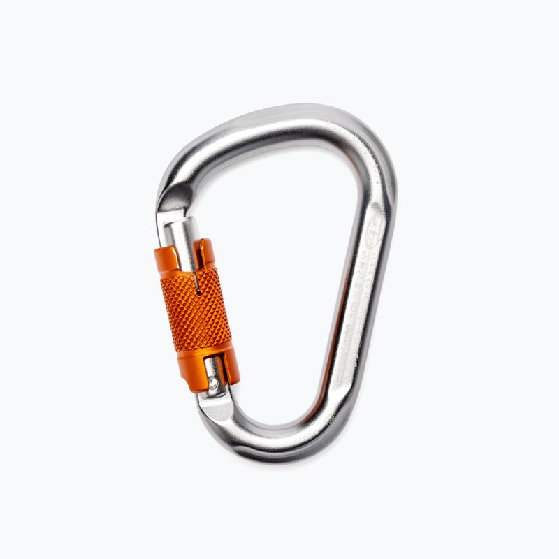 Карабін Climbing Technology Hms Snappy Cf Twist Lock L4600006 сріблясто-помаранчевий 2C46000ZPE 2