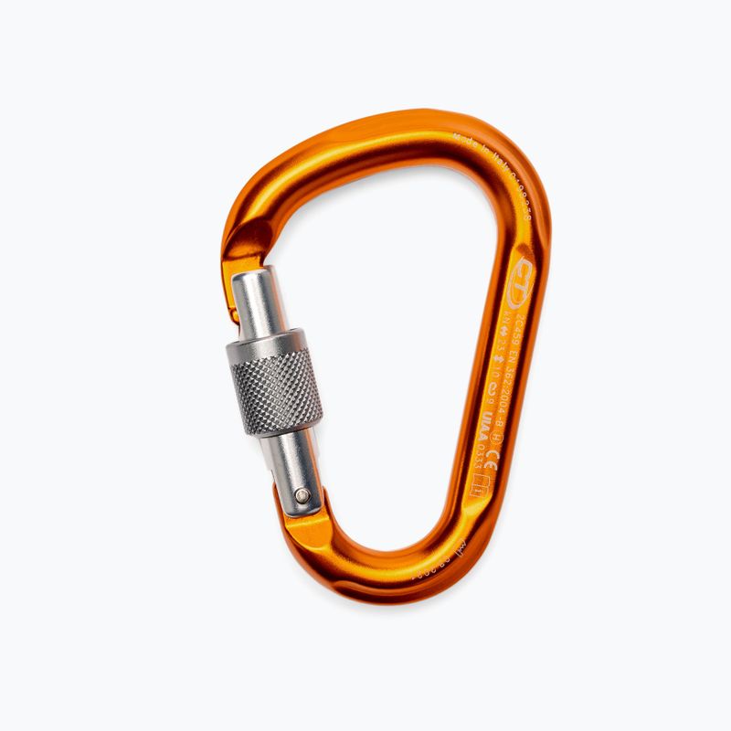 Карабін Climbing Technology Hms Zakręcany Snappy Cf Sg L4590007 помаранчевий 2C45900WBG 2