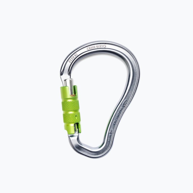 Карабін Climbing Technology Axis Big Tg L3860006 сріблясто-зелений 2C38600XPE 2