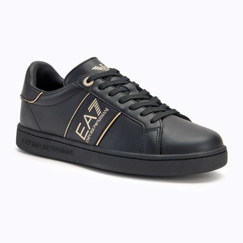 EA7 Туфлі потрійні Emporio Armani Classic Logo чорні/золоті