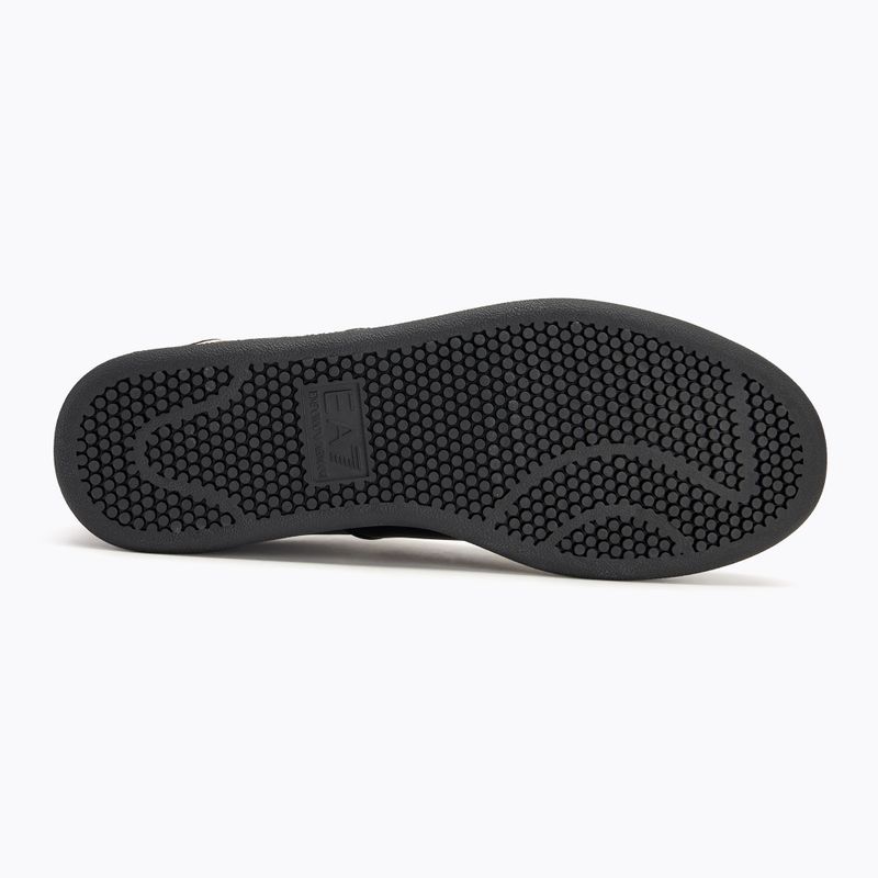 EA7 Туфлі потрійні Emporio Armani Classic Logo чорні/золоті 4