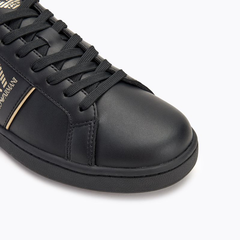 EA7 Туфлі потрійні Emporio Armani Classic Logo чорні/золоті 7