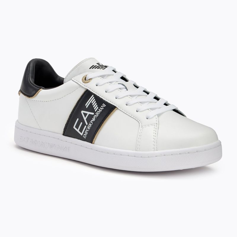 Кросівки EA7 Emporio Armani Classic Logo white/ black/ gold