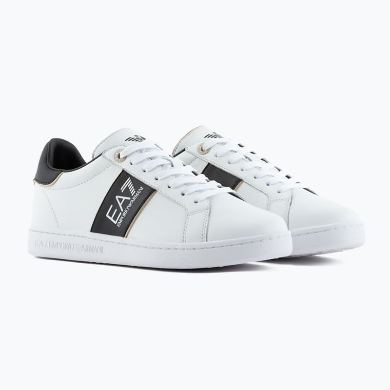 Кросівки EA7 Emporio Armani Classic Logo white/ black/ gold 8