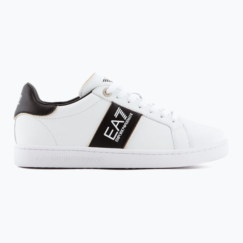 Кросівки EA7 Emporio Armani Classic Logo white/ black/ gold 9