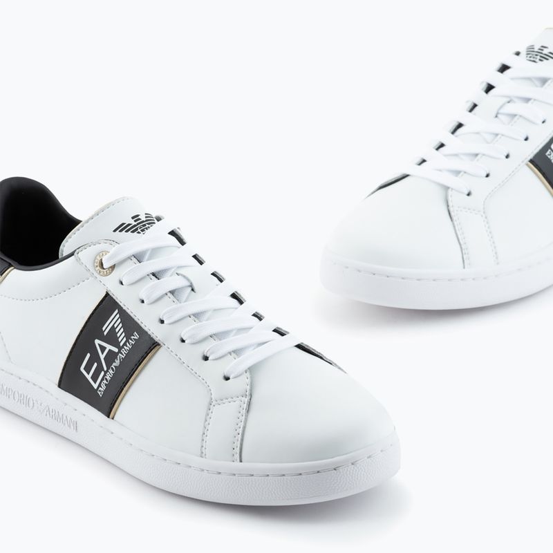 Кросівки EA7 Emporio Armani Classic Logo white/ black/ gold 13