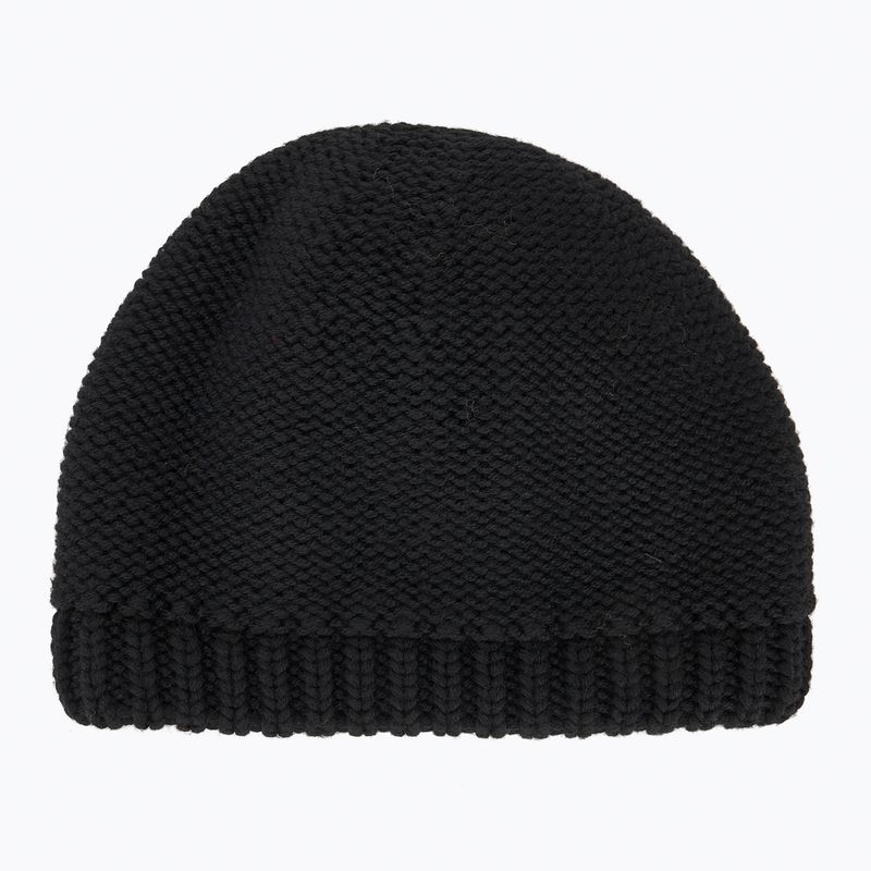 Шапка зимова чоловіча Woolrich Merino Wool Logo Beanie black 4