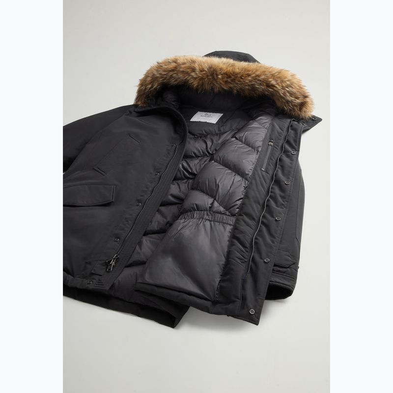 Куртка чоловіча Woolrich Polar High Collar Fur black 6