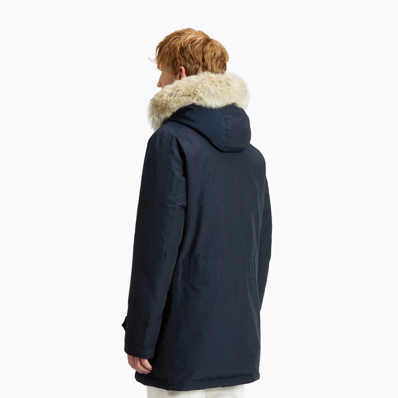 Куртка чоловіча Woolrich Polar High Collar Fur melton blue 3