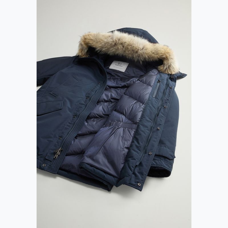 Куртка чоловіча Woolrich Polar High Collar Fur melton blue 6