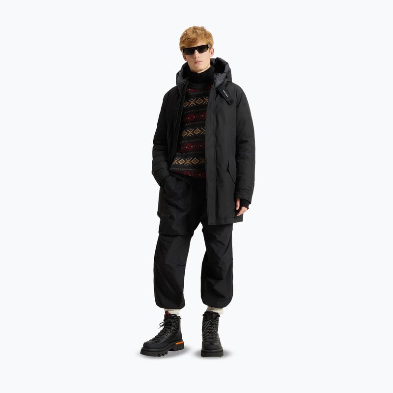 Куртка чоловіча Woolrich Polar High Collar black 2