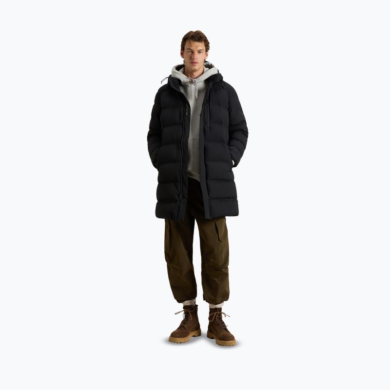 Куртка чоловіча Woolrich Matt Stretch Long Puffer black 2
