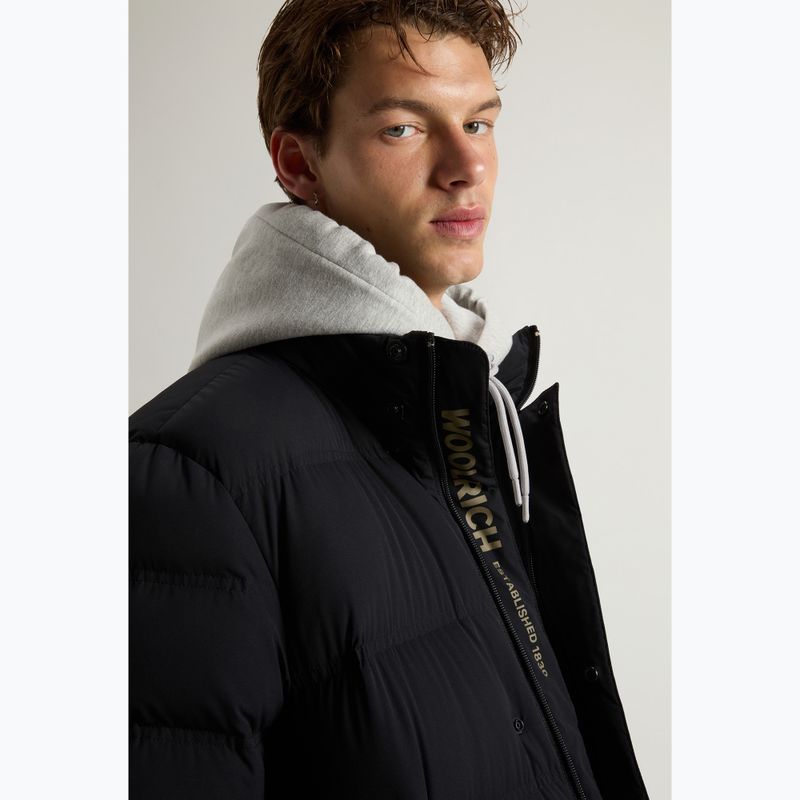 Куртка чоловіча Woolrich Matt Stretch Long Puffer black 4