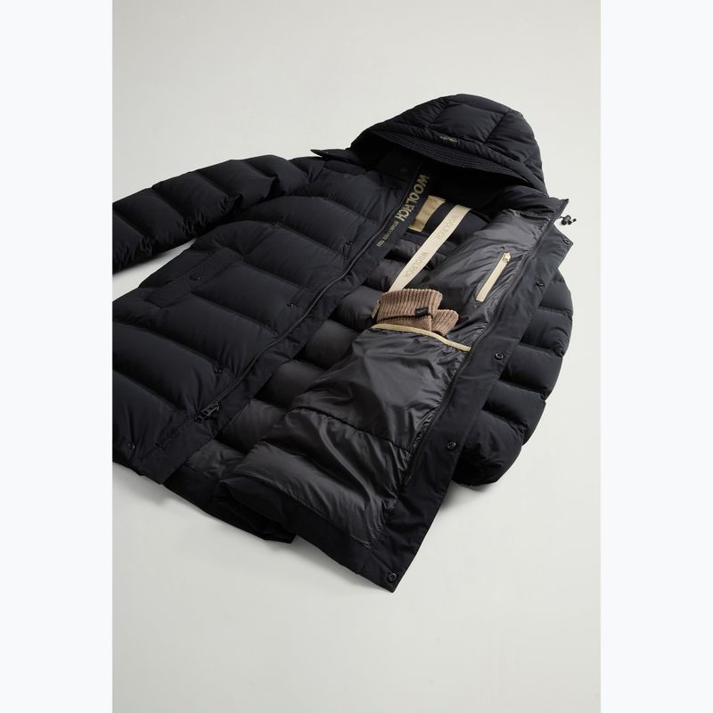 Куртка чоловіча Woolrich Matt Stretch Long Puffer black 16