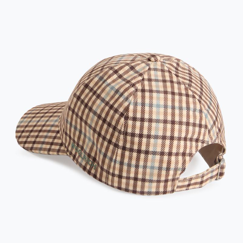 Кепка жіноча Woolrich Check Baseball Cap beige check 2