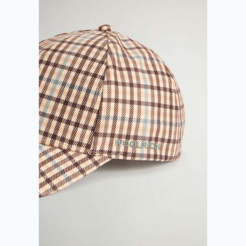 Жіноча бейсболка Woolrich Check Baseball Cap beige check 3