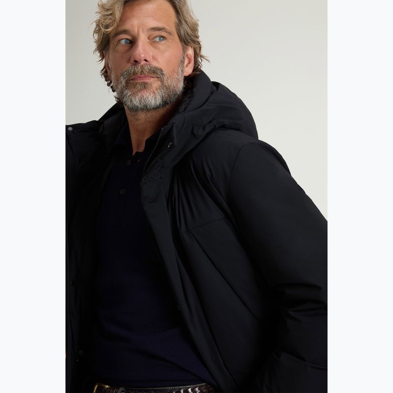 Куртка чоловіча Kurtka Woolrich Matt Stretch Teton Puffer black 4