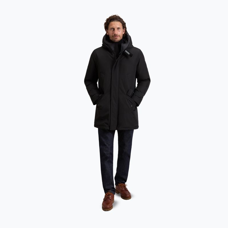 Пальто утеплене чоловіче Woolrich Polar High Collar Parka black 2
