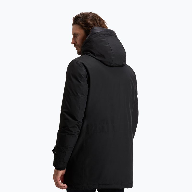 Пальто утеплене чоловіче Woolrich Polar High Collar Parka black 3