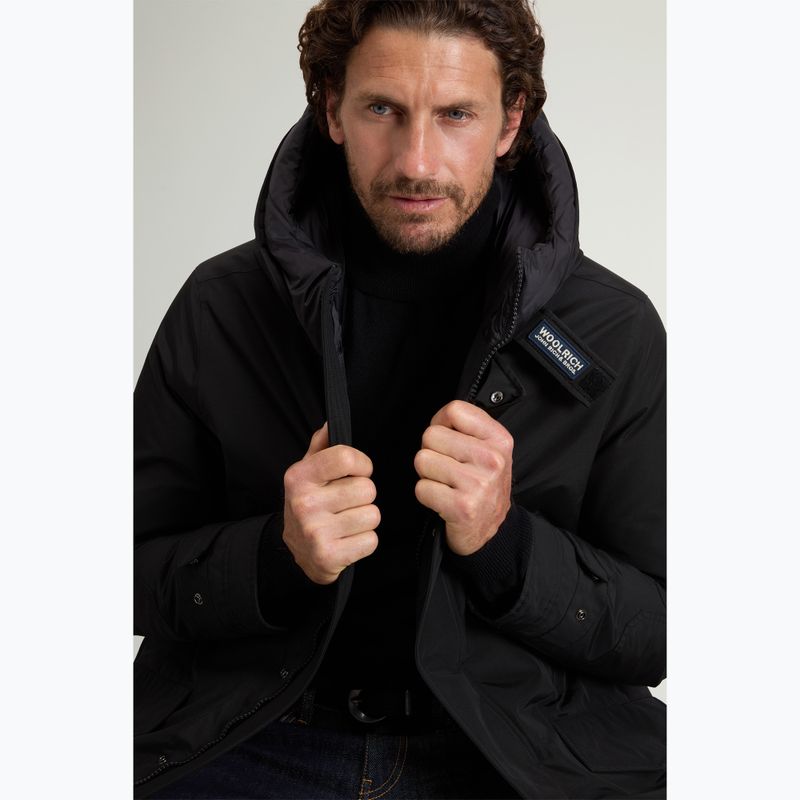 Пальто утеплене чоловіче Woolrich Polar High Collar Parka black 4