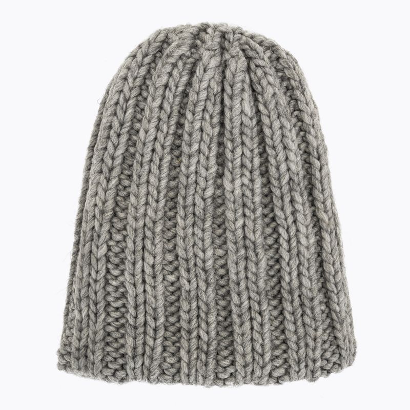 Шапка зимова жіноча Woolrich Chunky Beanie light grey melange 4