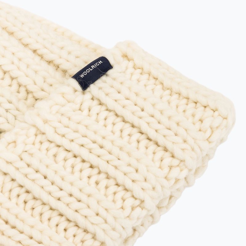 Шапка зимова жіноча Woolrich Chunky Beanie 2026 milky cream 3