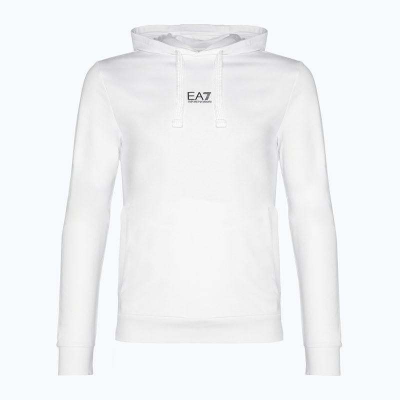 Чоловічий спортивний костюм EA7 Emporio Armani Train Core ID Hoodie Coft білий/чорний 3