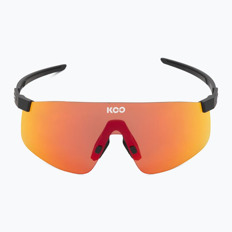 Окуляри сонцезахисні Koo Nova black matt/red mirror 3