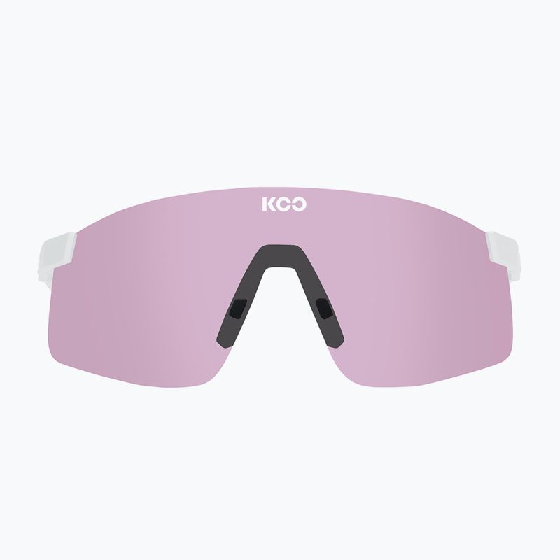 Окуляри сонцезахисні Koo Nova white matt/photochromic pink 2