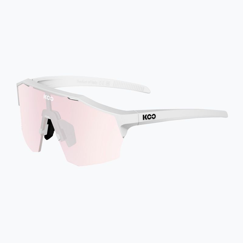 Окуляри сонцезахисні Koo Alibi white matt/photochromic fuchsia 2
