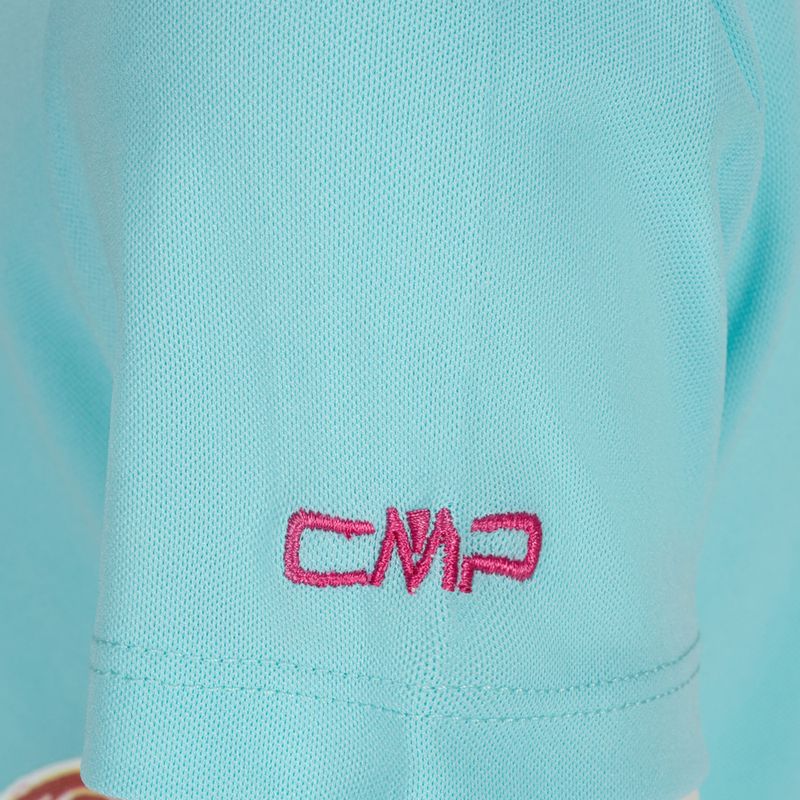 Футболка для трекінгу дитяча CMP зелена 38T6385/L430 4