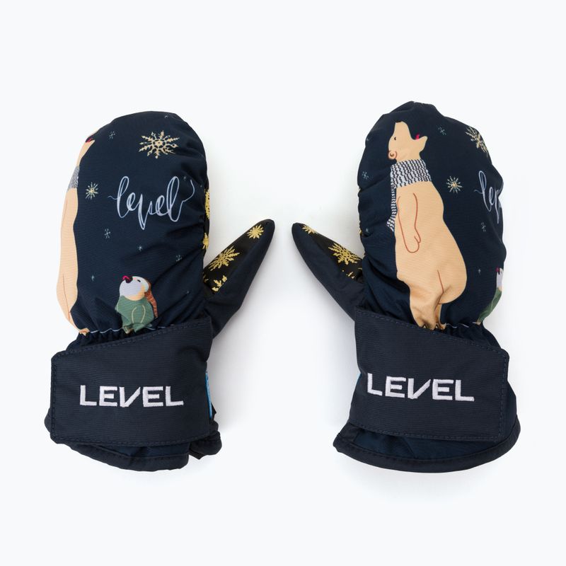 Рукавиці для сноубороду дитячі Level Animal Mitt сині 4174 2