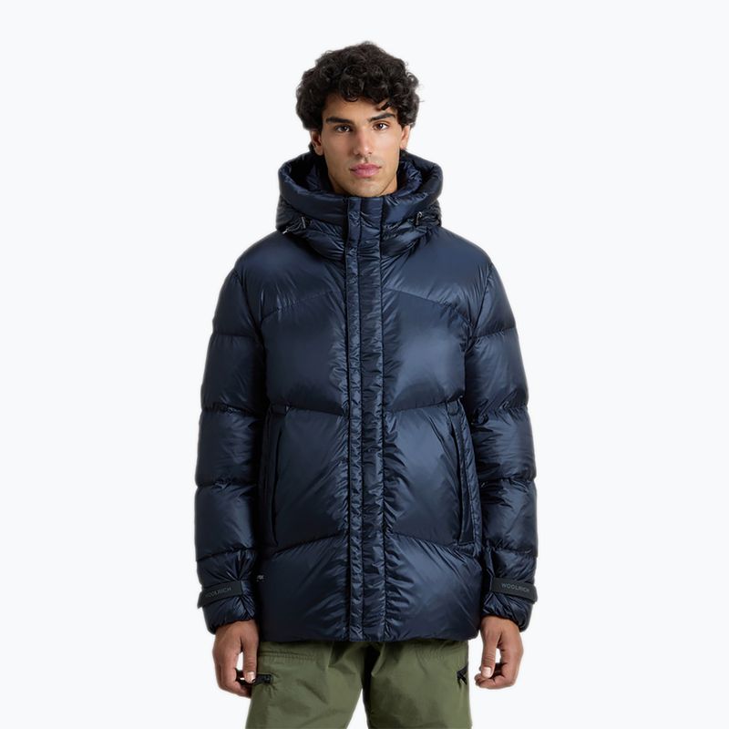 Куртка чоловіча Woolrich Pertex Puffer melton blue