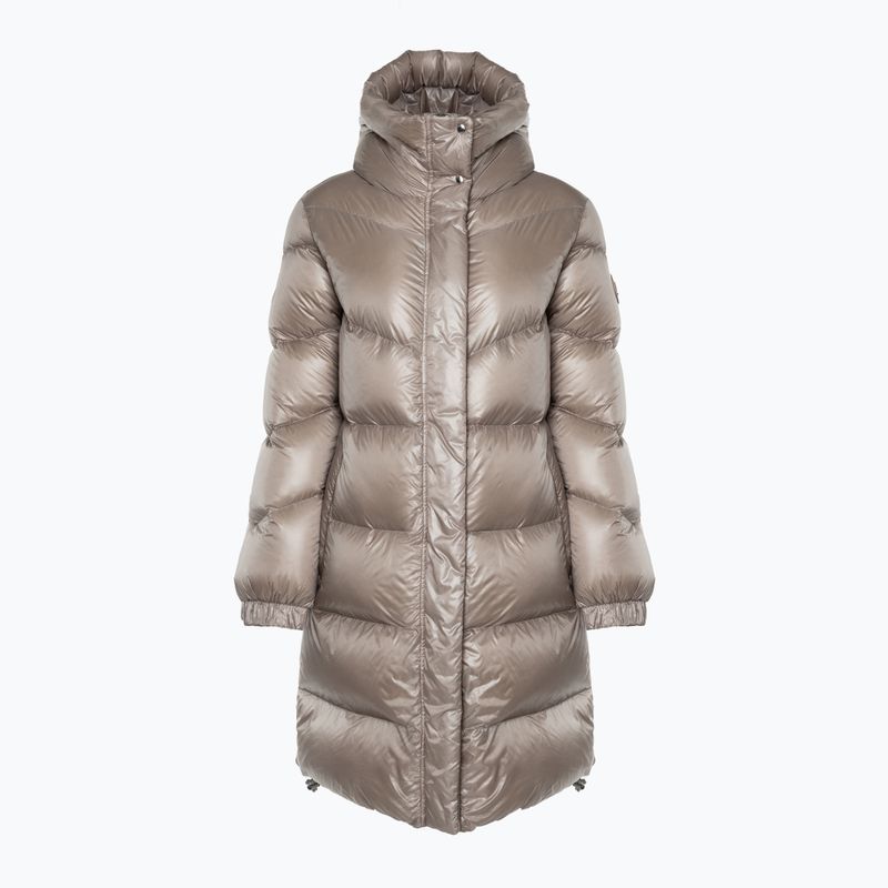 Куртка жіноча Woolrich Aliquippa Long Puffer light taupe