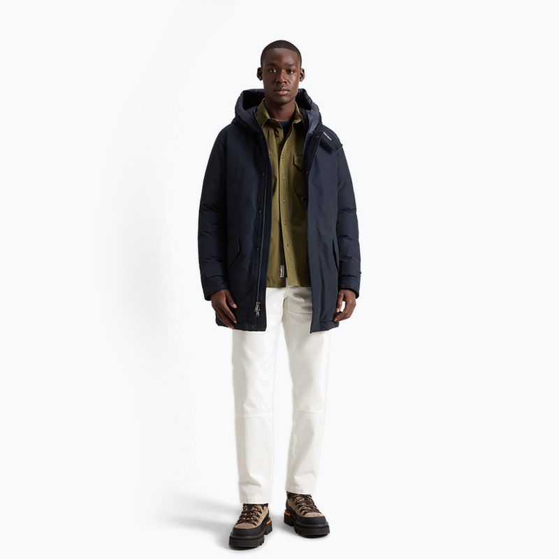 Куртка чоловіча Woolrich Polar High Collar Parka melton blue 2