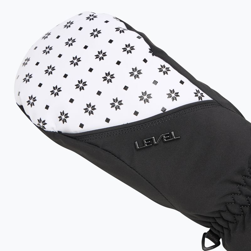 Рукавиці гірськолижні жіночі Level Mummies Mitt black/white 4