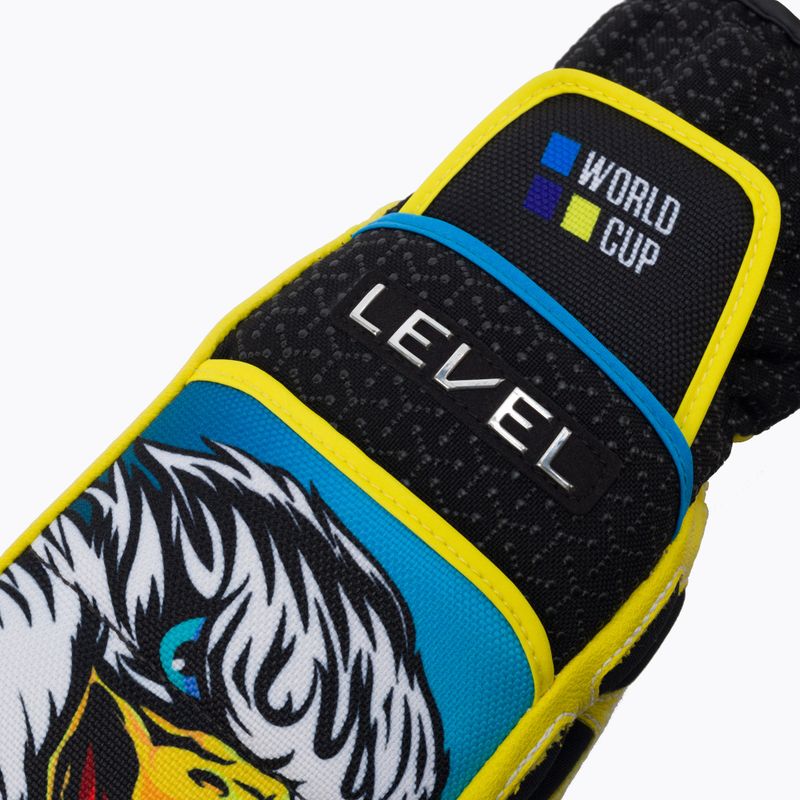 Рукавиці лижні дитячі Level Worldcup CF Mitt жовті 4117JM.66 4