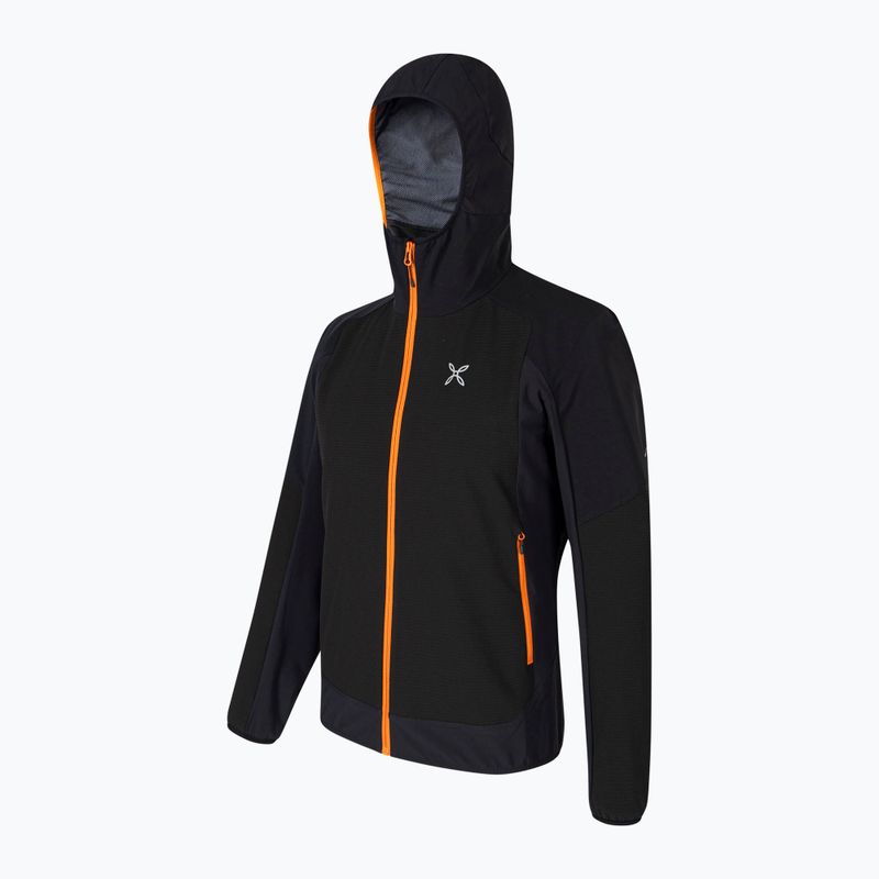 Куртка противітряна чоловіча Montura Premium Wind Hoody nero/mandarino 3