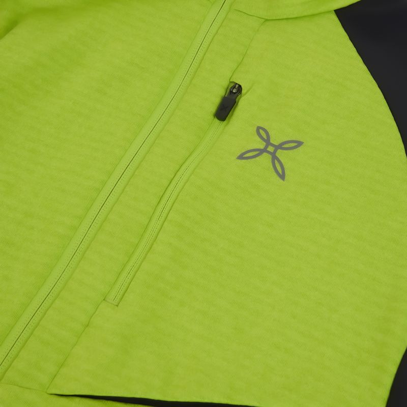 Чоловічий світшот Montura Thermal Grid 2 Maglia лаймовий зелений 3