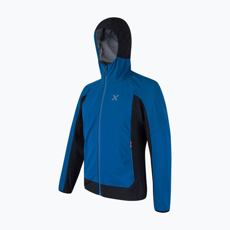 Чоловіча куртка Montura Premium Wind Hoody темно-синя/помаранчева 3