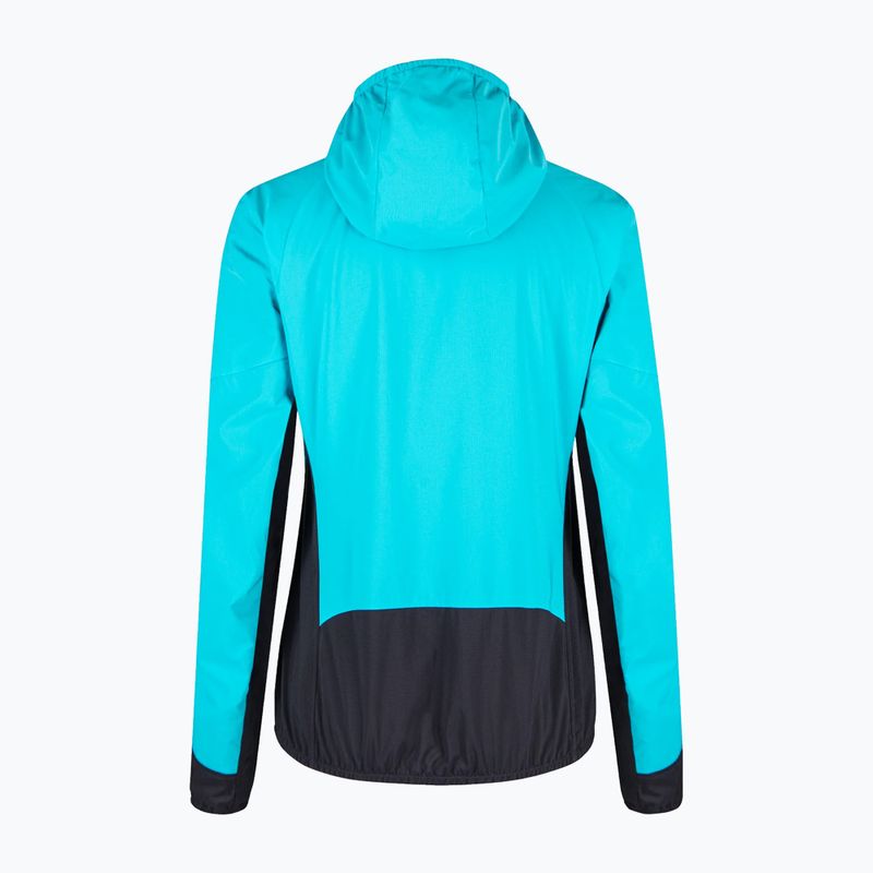 Куртка вітровка жіноча Montura Rise Octa Hooded turquoise/antracite 8