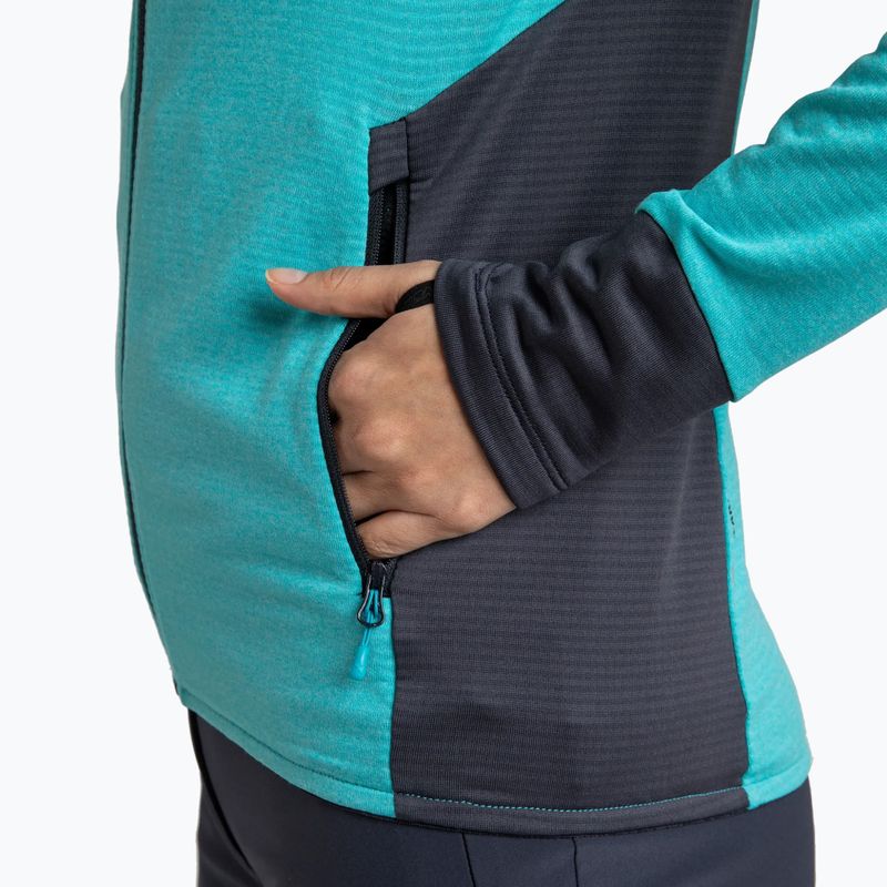 Кофта жіноча Montura Rise Maglia turquoise/graphite blue 6