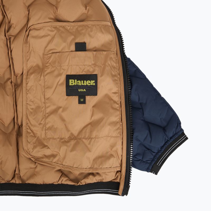 Куртка чоловіча Blauer USA Piery blue inside tobacco 6