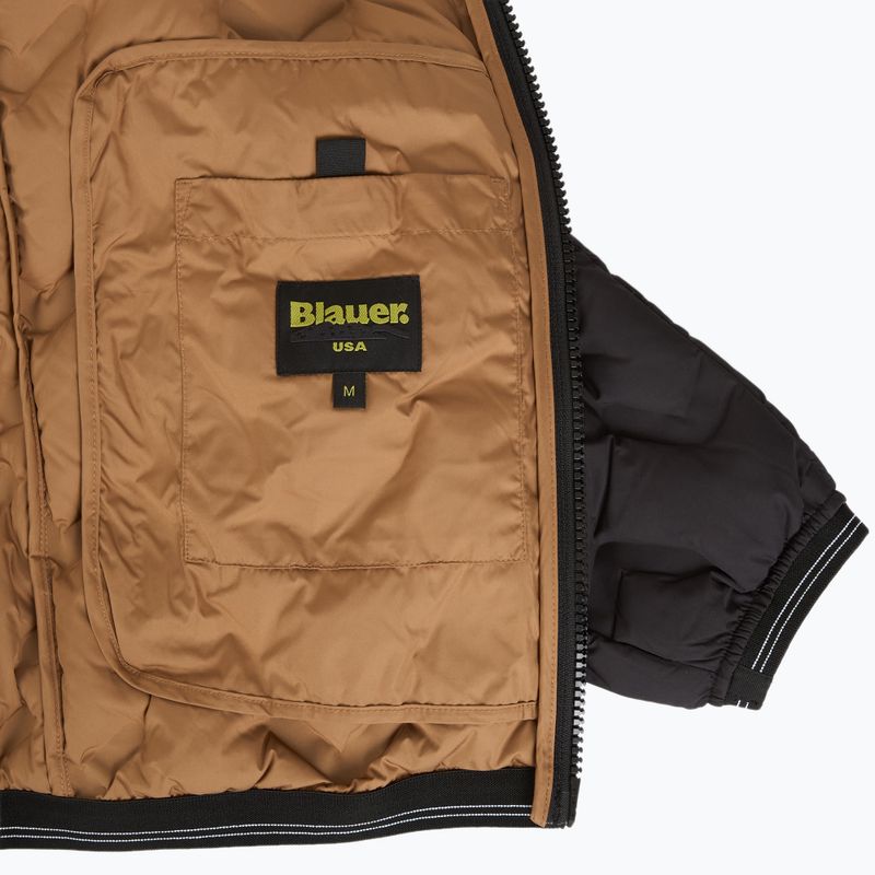 Куртка чоловіча Blauer USA Piery black inside tobacco 6