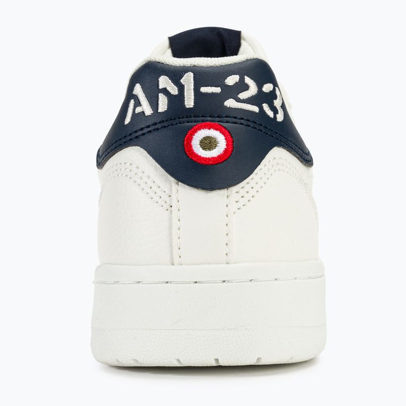 Кросівки чоловічі Aeronautica Militare Eco Leather With Eagle off white 6