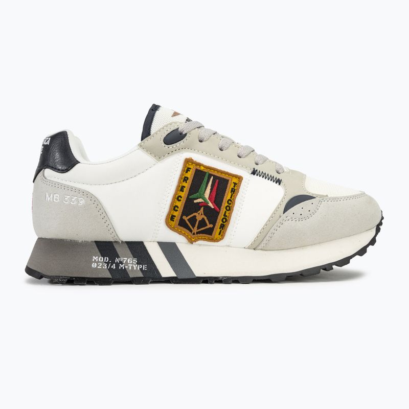 Кросівки чоловічі Aeronautica Militare Frecce Tricolori off white 2