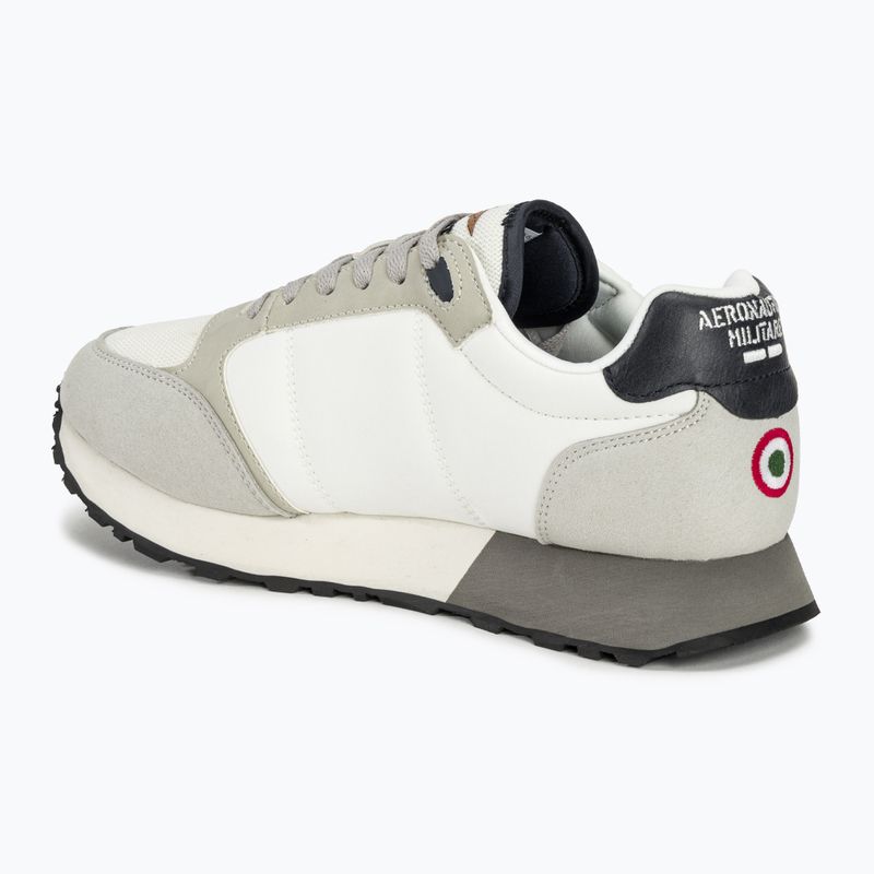 Кросівки чоловічі Aeronautica Militare Frecce Tricolori off white 3