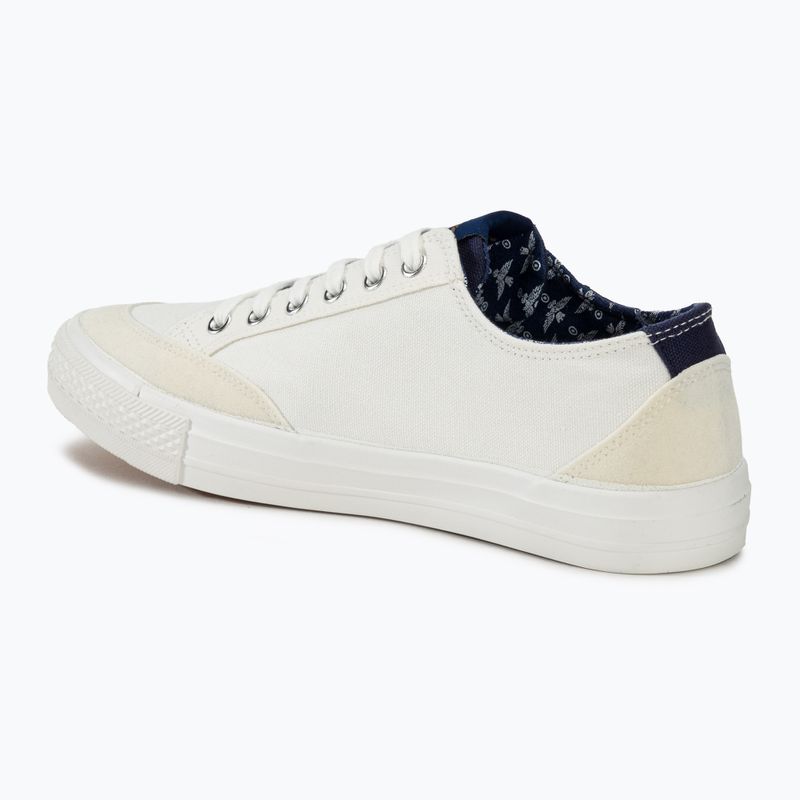 Кросівки чоловічі Aeronautica Militare Cotton With Patch off white 3