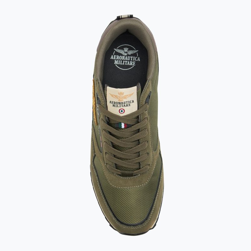 Кросівки чоловічі Aeronautica Militare SC288CT3379 dark brown/black 5